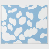 Wolken Blauwe lucht Wolken Cadeaupapier (Vlak)