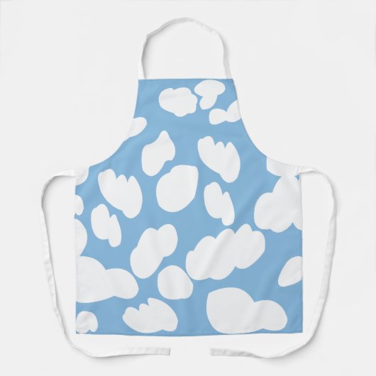 Wolken Blauwe lucht Wolken Schort (Voorkant)
