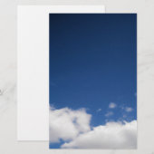 Wolken & Blue Sky Stationery Briefpapier (Voorkant / Achterkant)