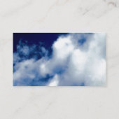 Wolken & Blue Sky Visitekaartjes (Achterkant)