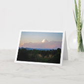 Wolken boven berglandschap kaart (Voorkant)