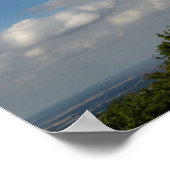 Wolken boven Broadway Tower in de Cotswolds poster (Hoek)