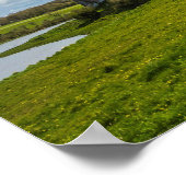Wolken boven Carew Castle Poster (Hoek)