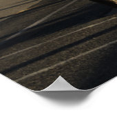 Wolken boven de kust poster (Hoek)