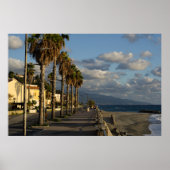 Wolken boven de kust poster (Voorkant)