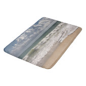 Wolken boven de oceaan en zandzuigers badmat (Gekanteld)