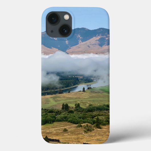 Wolken boven Flathead River iPhone-hoesjes Case-Mate iPhone Case (Achterkant)