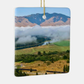 Wolken boven Flathead River Keramisch Ornament (Rechts)