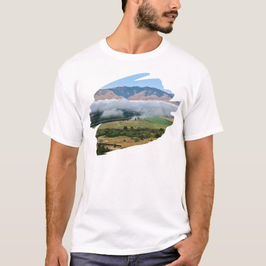 Wolken boven Flathead River T-shirt (Voorkant)