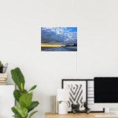 Wolken boven Fort Myers Beach, Florida Poster (Thuiskantoor)