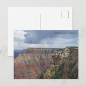 Wolken boven Grand Canyon Briefkaart (Voorkant / Achterkant)