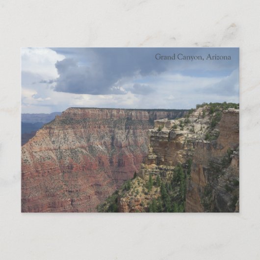 Wolken boven Grand Canyon Briefkaart (Voorkant)