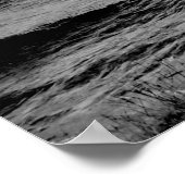 Wolken boven het meer poster (Hoek)