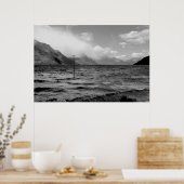 Wolken boven het meer poster (Keuken)