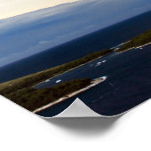 Wolken boven het Middellandse-Zeegebied Poster (Hoek)