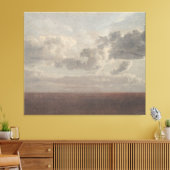Wolken boven het zee,  olie canvas afdruk (Insitu (Woonkamer))