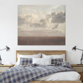 Wolken boven het zee,  olie canvas afdruk (Insitu (Slaapkamer))