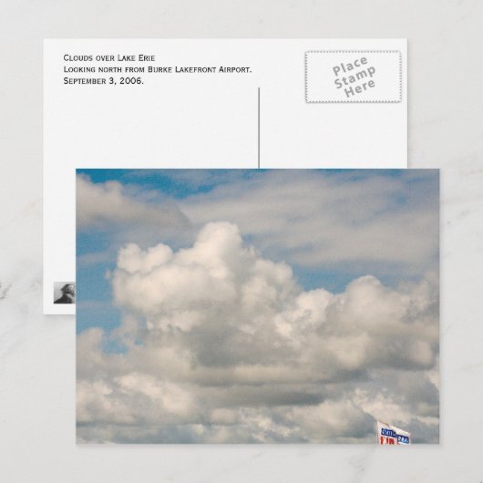 Wolken boven Lake Erie Briefkaart (Voorkant / Achterkant)
