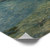 Wolken boven Marovo Lagune Poster (Hoek)