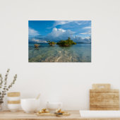 Wolken boven Marovo Lagune Poster (Keuken)