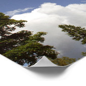 Wolken boven Topjes Poster (Hoek)