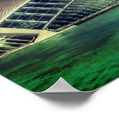 Wolken boven Valencia Poster (Hoek)