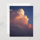 Wolken boven zee bij zonsondergang briefkaart (Voorkant / Achterkant)