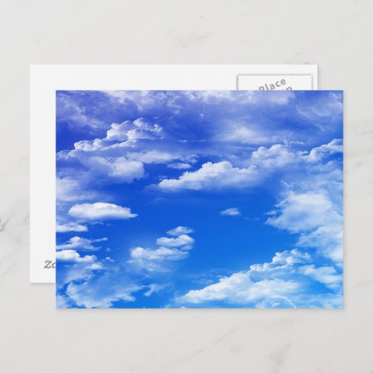 Wolken Briefkaart (Voorkant / Achterkant)