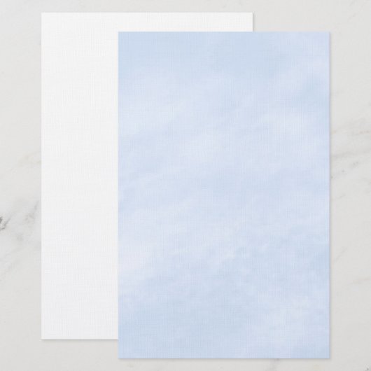 Wolken Briefpapier (Voorkant / Achterkant)