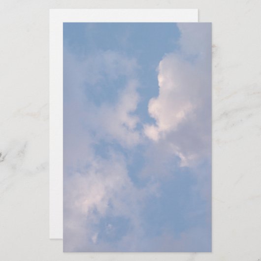 Wolken Briefpapier (Voorkant / Achterkant)