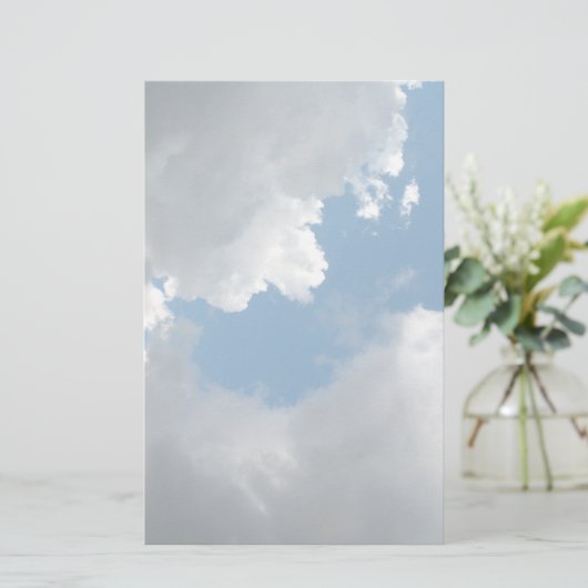 wolken briefpapier (Staand voorkant)