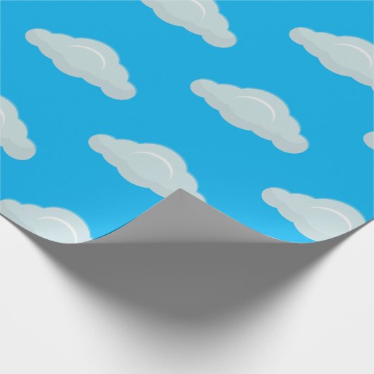 Wolken. Cadeaupapier (Hoek)