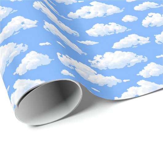 Wolken Cadeaupapier (Rol Hoek)