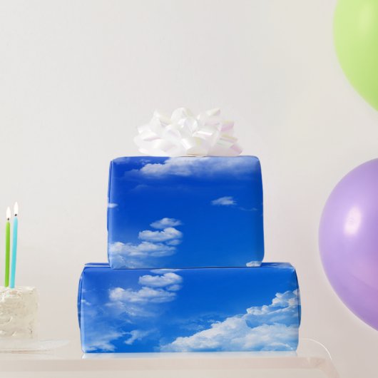 Wolken Cadeaupapier (Feestgeschenken)