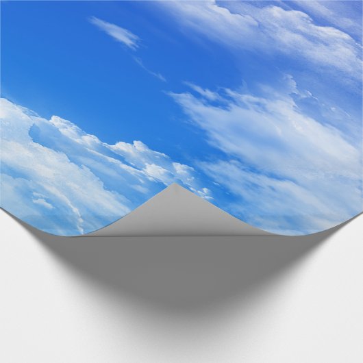 Wolken Cadeaupapier (Hoek)