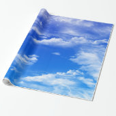 Wolken Cadeaupapier (Uitgerold)