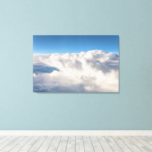 Wolken Canvas Afdruk (Insitu (Houten vloer))