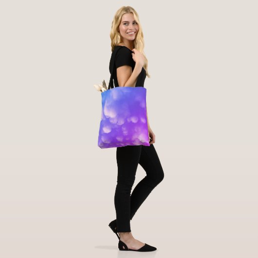 "Wolken" Canvas tas (Op model)