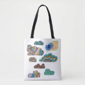 "Wolken" Canvas tas. Tote Bag (Voorkant)