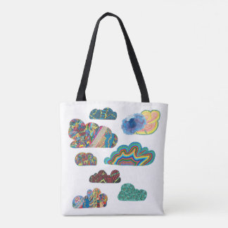 "Wolken" Canvas tas. Tote Bag