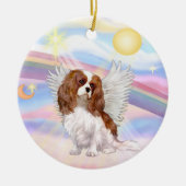 Wolken - Cavalier King Charles (blenheim) Keramisch Ornament (Voorkant)