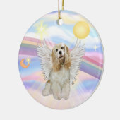 Wolken - Cocker Spaniel (geel) Keramisch Ornament (Links)