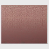 Wolken | Cranberry Ombre Cadeaupapier (Vlak)