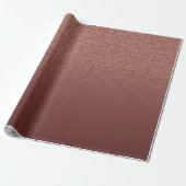 Wolken | Cranberry Ombre Cadeaupapier (Uitgerold)