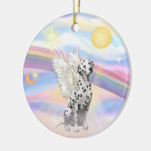Wolken - Dalmatiër Keramisch Ornament (Links)
