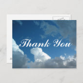 wolken Dank je Briefkaart (Voorkant / Achterkant)