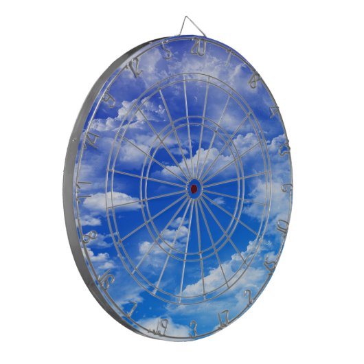 Wolken Dartbord (Voorkant Links)