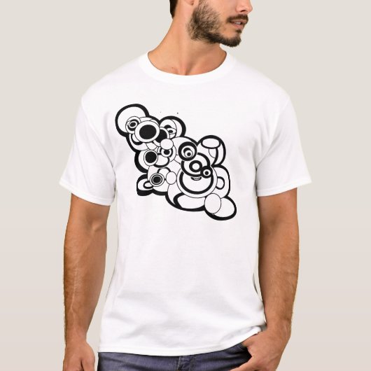 Wolken Design T-Shirt (Voorkant)