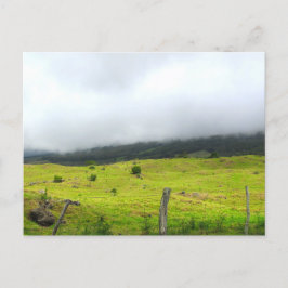 Wolken die afnemen op Briefkaart van grasland