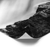 Wolken die boven de Mangart van de berg rollen Poster (Hoek)